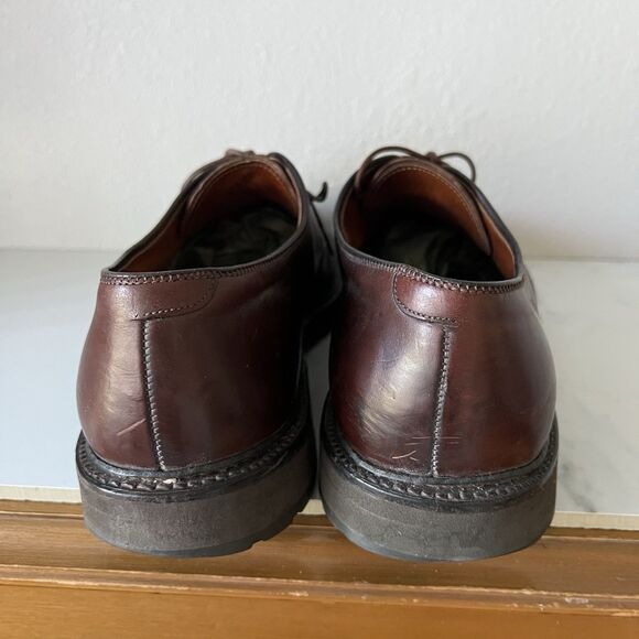 Alden Mocc Toe Blucher Brown Aniline Pull-Up 7118S Size 13 main image 5